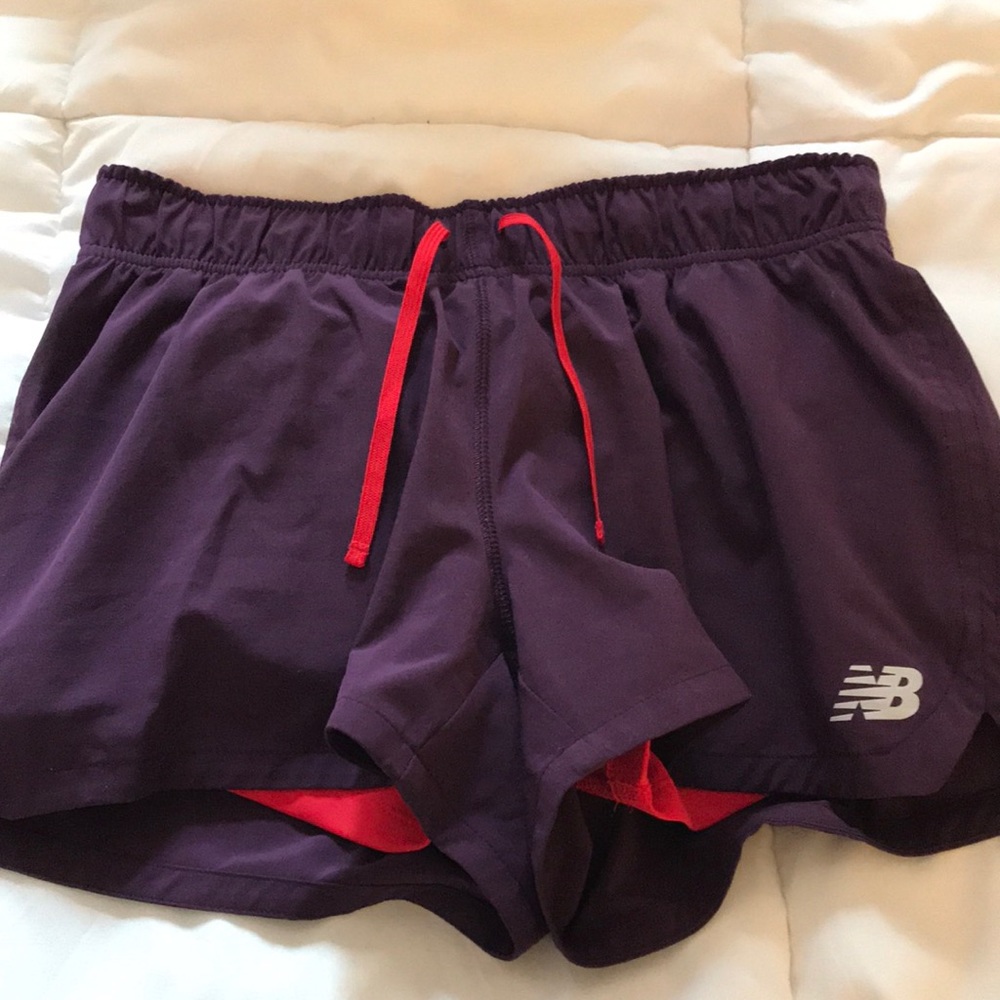New Balance shorts with sliders